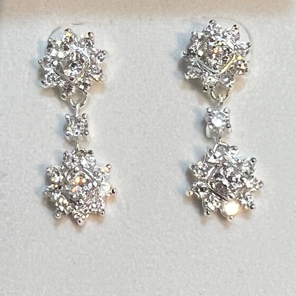 NWOT sterling silver dangle earrings - Picture 3 of 8